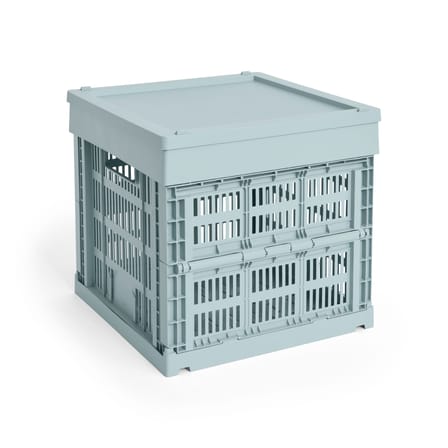 Couvercle  plastique bleu / Pour panier Colour Crate Medium Square & Cube 30 x 30 cm - Hay