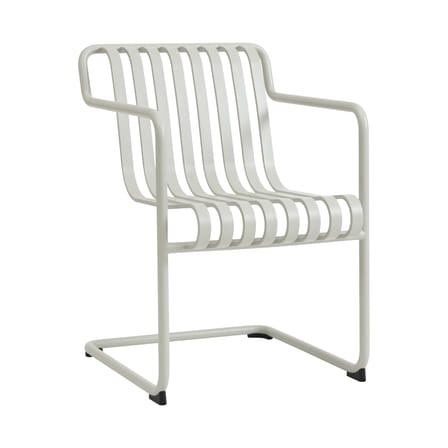 Fauteuil de repas Palissade Cantilever métal gris / Large - Hay