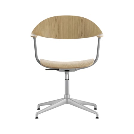 Fauteuil pivotant Mynt / Chêne - Vitra