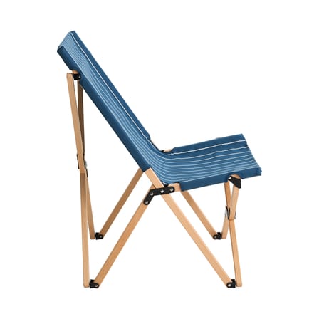 Fauteuil pliant Outdoor Market tissu bleu / Jasper Morrison - Hay