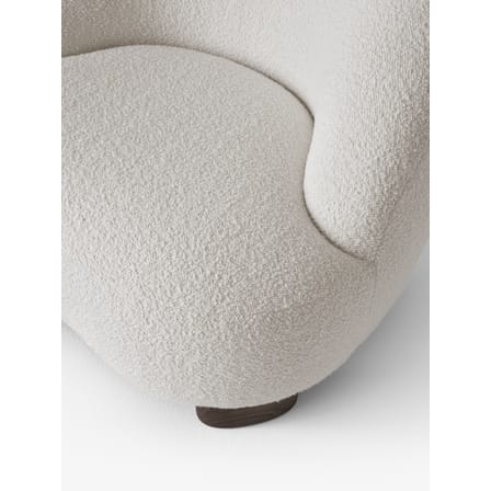 Fauteuil rembourré Margas LC1 tissu beige / Tissu bouclé - &tradition