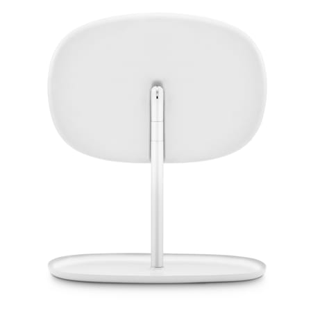 Flip Free standing mirror metal white / Swivel - Catch all - Normann Copenhagen
