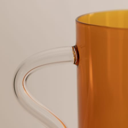Karaffe Wave glas orange / 1,4 L - Sophie Lou Jacobsen