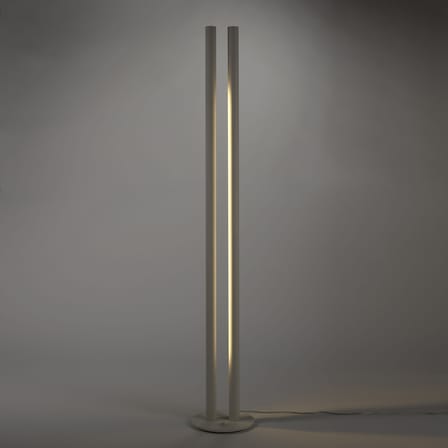 Lampadaire L1 LED métal blanc / H 190 cm - valerie objects
