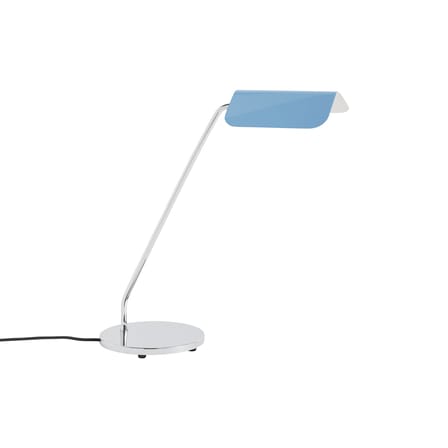 Lampe de table Apex métal bleu / Orientable - Hay
