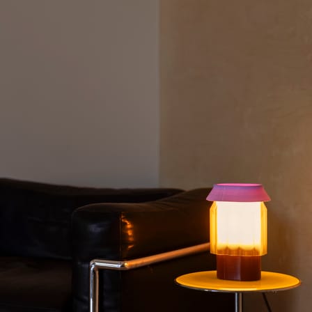 Lampe de table Nour / Plastique recyclé - Fabriqué en France - Warren & Laetitia