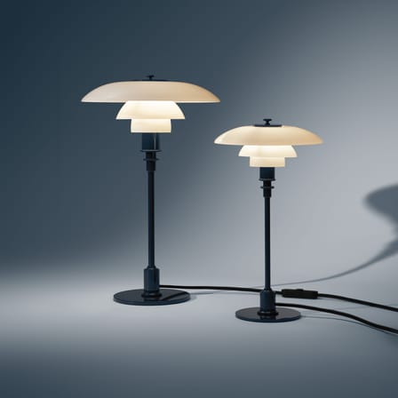 Lampe de table PH 3/2 bleu / Réédition 1926 - Louis Poulsen