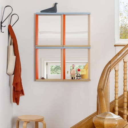 Miroir mural Colour Frame - Small bois vert / 38,5 x 48 cm - Vitra