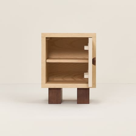 Nachttisch Heju X Nobodinoz holz natur - NOBODINOZ