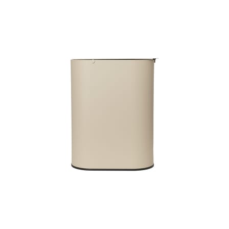 Poubelle Enkel Mediuml métal beige / 19 Litres - L 21 x P 39 x H 50 cm - Ferm Living