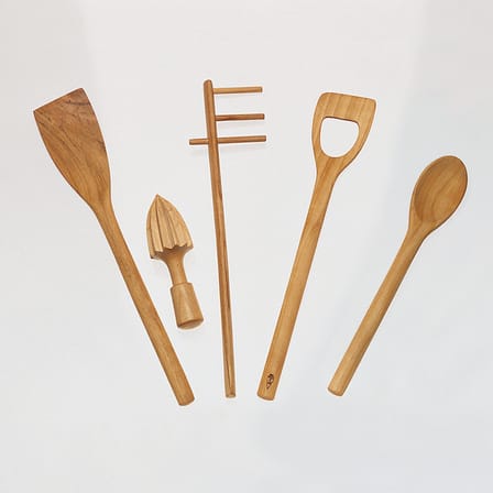 Presse-agrumes  bois naturel / Alessi 100 Values Collection - Alessi