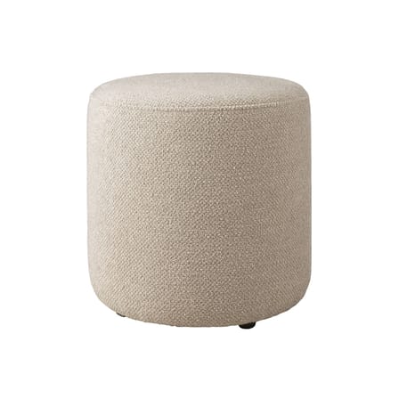 Sitzkissen Barrow textil weiß beige / Ø 40 cm - Ethnicraft
