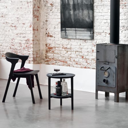 Table d'appoint Bok bois noir / Ø 43 x H 50 cm - Ethnicraft