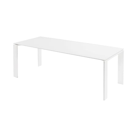 Table rectangulaire Four Outdoor blanc / 158 x 79 cm - Kartell