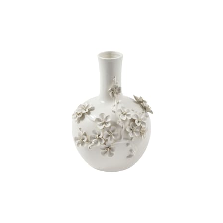 Vase 3D Buttercup céramique blanc / H 32 cm - Pols Potten