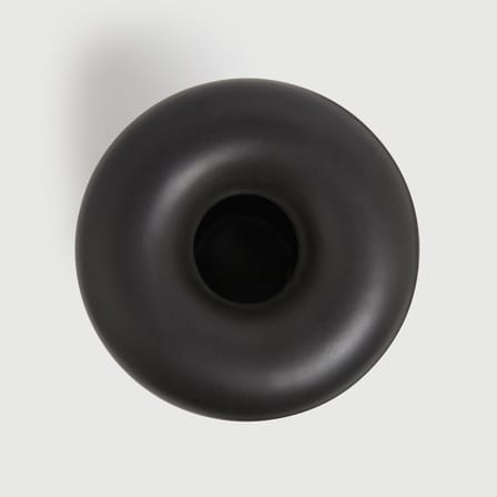 Vaso Dough ceramica nero / Ø 18 x H 26 cm - TOOGOOD
