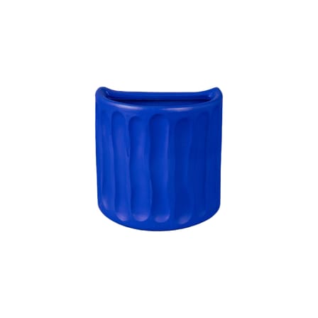 Magna Graecia - Dorico Wall vase ceramic blue / L 25 x H 25 cm - Terracotta - Seletti