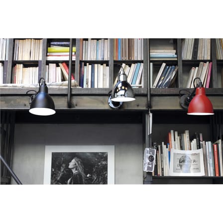 Applique N°304 SW métal noir cuivre / Lampe Gras - DCW éditions