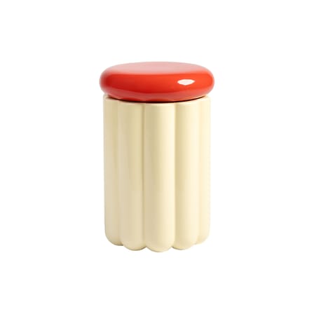 Boîte hermétique Charlo céramique blanc / Ø 14,5 x H 20 cm - & klevering