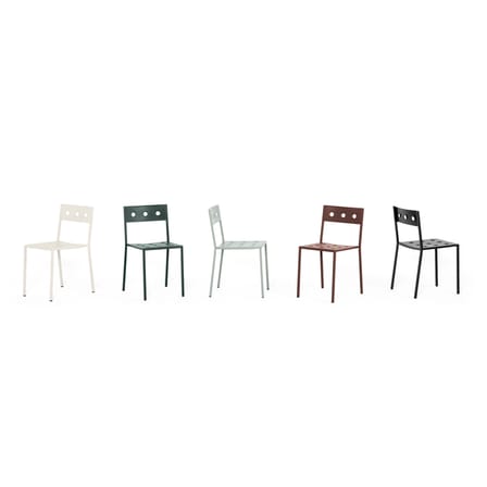 Chaise empilable Balcony métal rouge / Bouroullec, 2022 - Hay