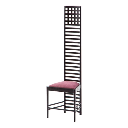 Chaise Hill House 1 bois noir / Charles Rennie Mackintosh, 1902 - CASSINA