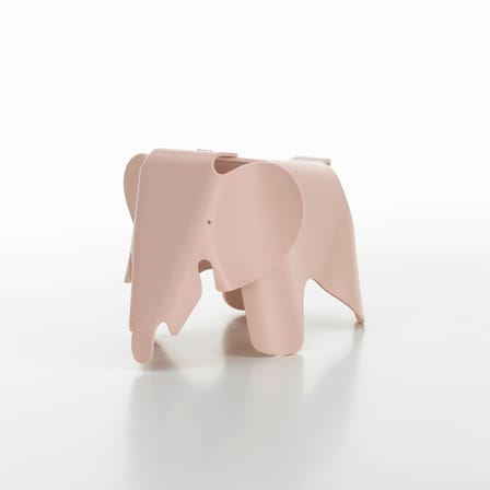 Décoration Eames Elephant RE (1945) rose / Small - L 39 cm / Plastique recyclé - Vitra