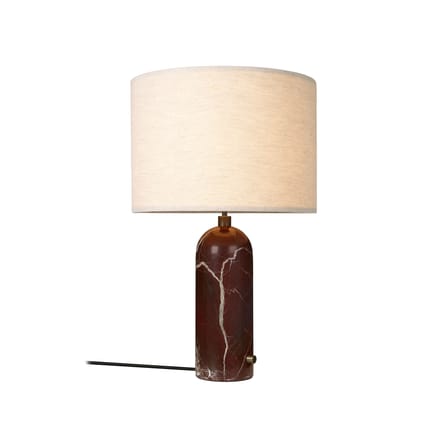 Lampada da tavolo Gravity Large marmo rosso / Ø 41 x H 65 cm - Gubi