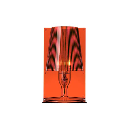 Lampe de table Take plastique orange / Polycarbonate 2.0 - Ferruccio Laviani, 2003 - Kartell