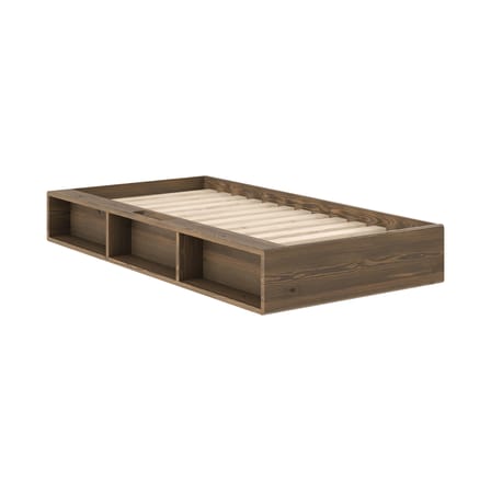 Lit 1 place Ziggy / Pour matelas 90 x 200 cm - Rangements intégrés - KARUP