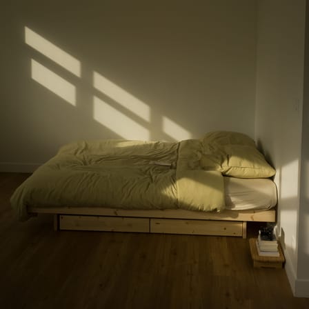 Lit double Kanso / Pour matelas 160 x 200 cm - 4 tiroirs - KARUP