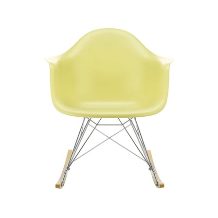 Rocking chair RE RAR - Eames Plastic Armchair plastique jaune / (1950) - Recyclé - Vitra