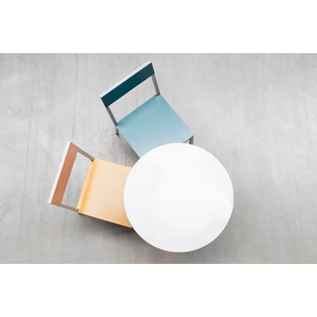 Table ronde S gris métal /  Aluminium - Ø 65,5 cm - valerie objects