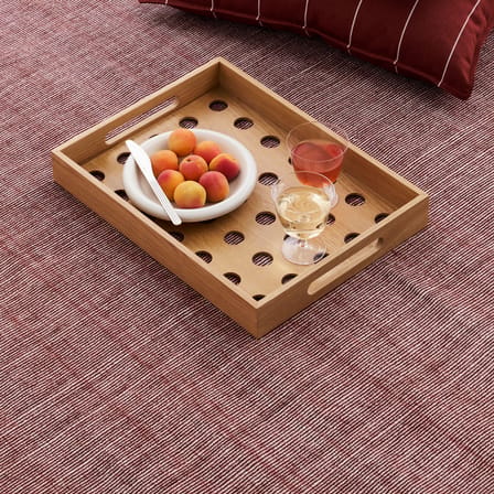 Tapis d'extérieur Haze rouge / 230 x 230 cm - Hay