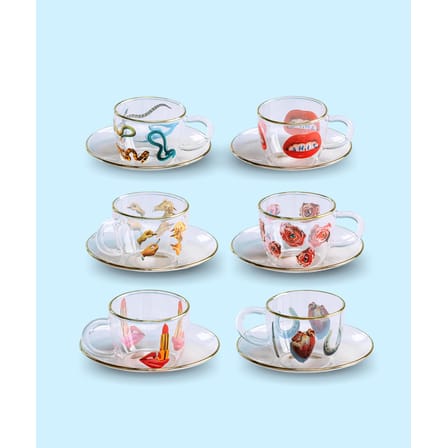 Tasse à café Toiletpaper - Shit verre multicolore - Seletti