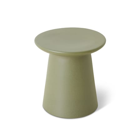 Tavolino d'appoggio Earthenware Medium ceramica verde / Ø 40 x H 43 cm - HK LIVING