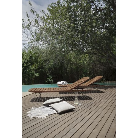 Transat inclinable Molo bois naturel - Houe