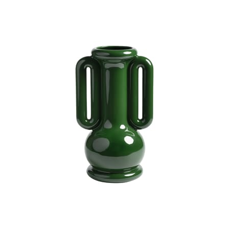 Vase Amfora céramique vert / H 36 cm - & klevering