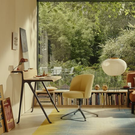 Bureau Courier noir / Ronan Bouroullec - L 120 x P 72,5 cm - Vitra