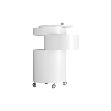 Chariot Barboy bois blanc / Panton 1963 - Verpan