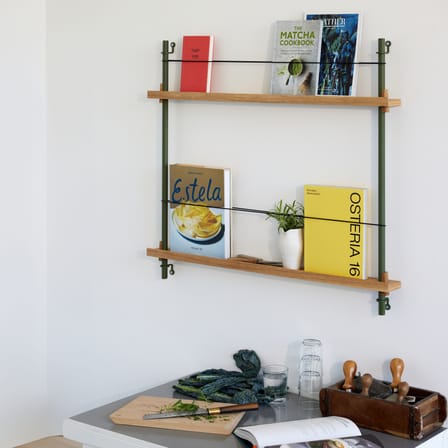 Étagère Magazine Shelving – MS.65.1 bois naturel / Pour livres et magazines - L 85 x H 73 cm - MOEBE