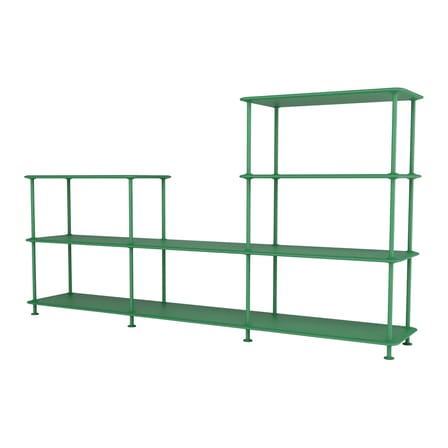 Étagère Montana Free 312000 bois vert / L 203.4 x P 38 x H 109.9 cm - MONTANA