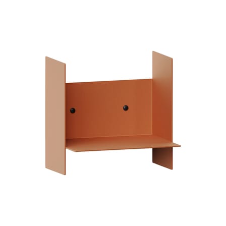 Étagère Pli métal rouge / L 20 x P 15 cm - TIPTOE