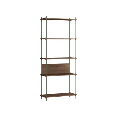 Étagère Shelving System – s.200.1.A bois marron / L 85 x H 200 x Prof. 35 cm - MOEBE