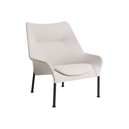 Fauteuil lounge O2 tissu beige - Hay