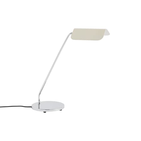 Lampe de table Apex métal blanc / H 38 cm - Orientable - Hay