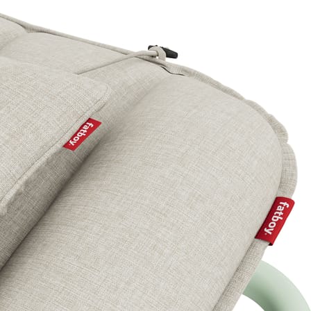 Lettino inclinabile Sunbun tessuto grigio / Il materasso incluso - Fatboy