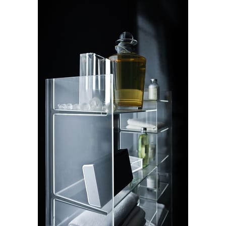 Meuble de rangement Sound-Rack plastique transparent / L 75 x H 53 cm - Kartell