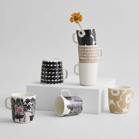 Mug Unikko céramique beige / 40 cl - Marimekko