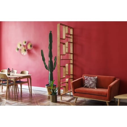 Claustra Partition natural wood / W 90 x H 240 cm - RED Edition