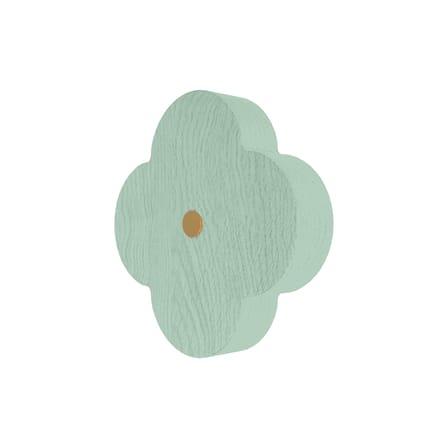 Patère Andrée bois vert Small / Ø 7 cm - Hartô